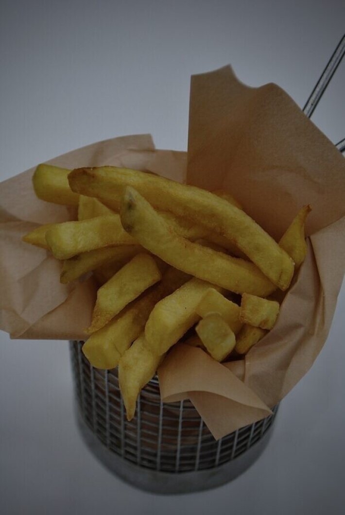 Картофель фри с кетчупом