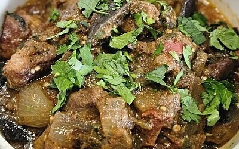 Свинина с овощами «По-грузински»