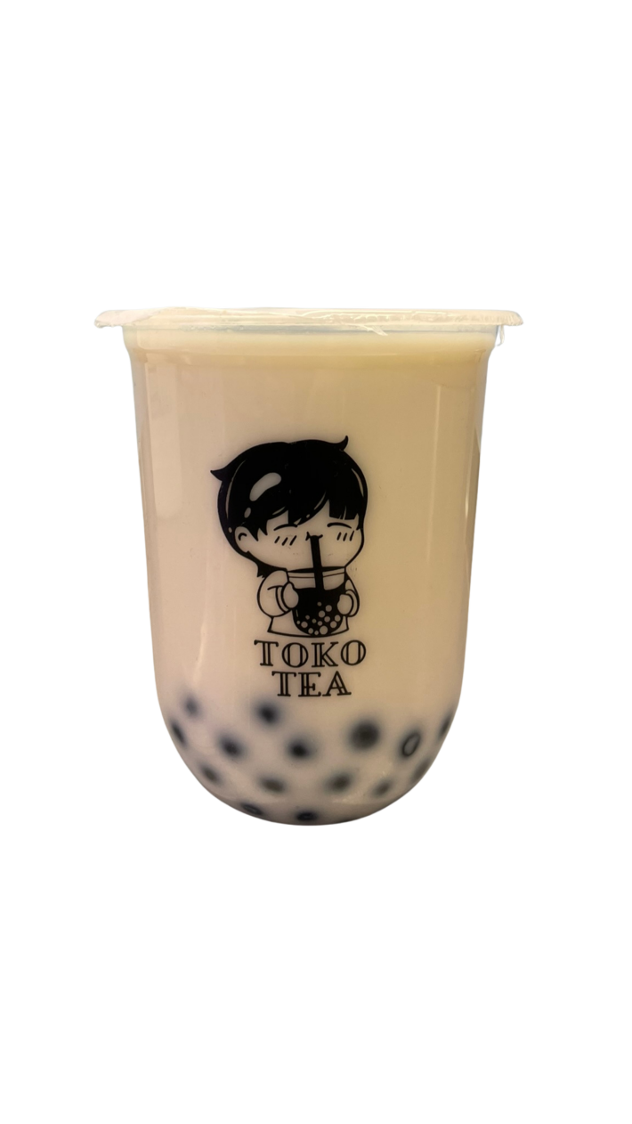 Зелёный молочный чай