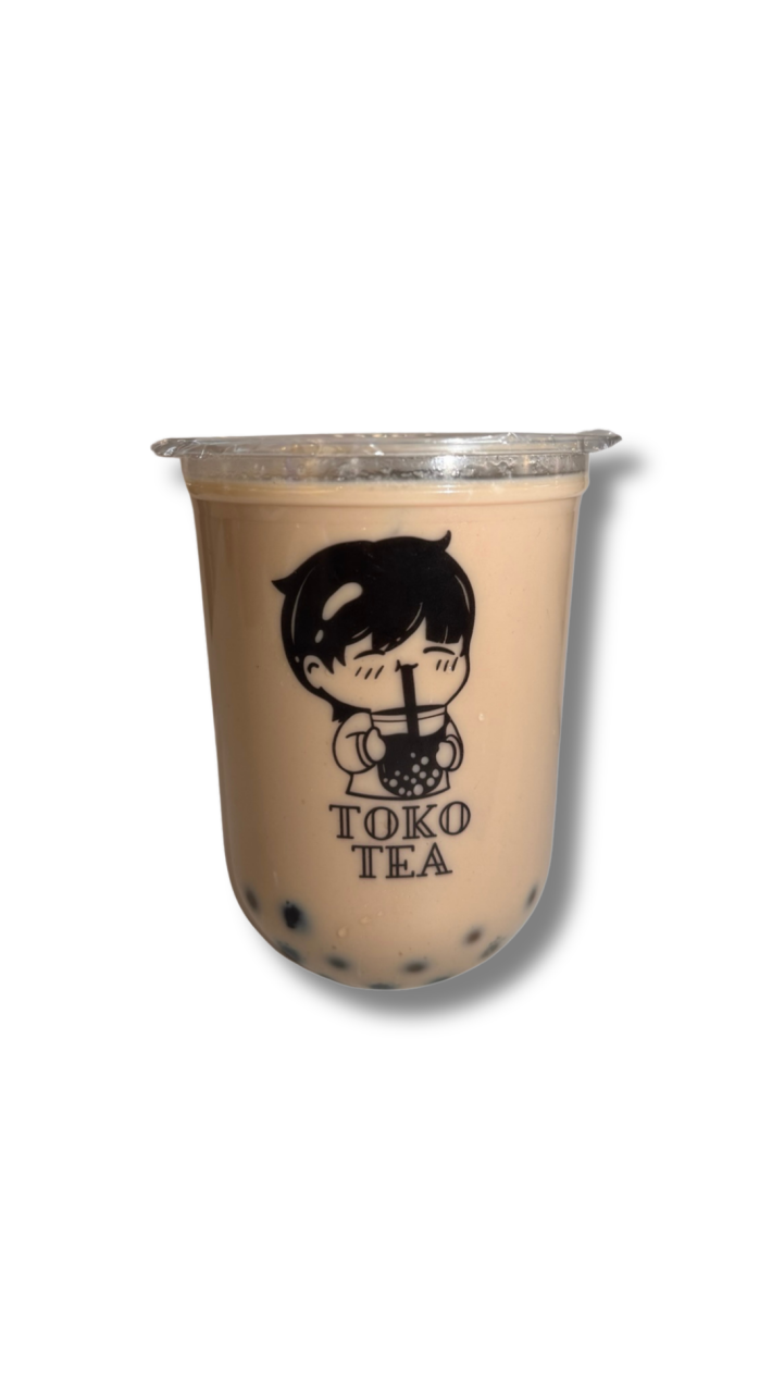 Чёрный молочный чай