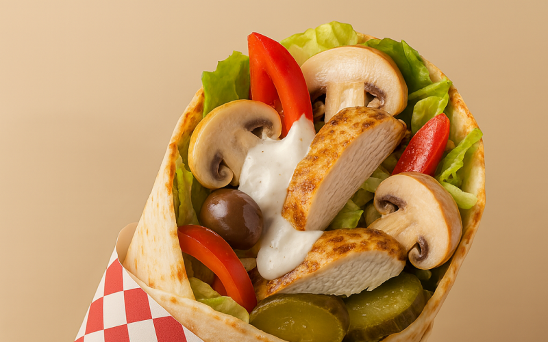 Донер «Грибы-сметана»