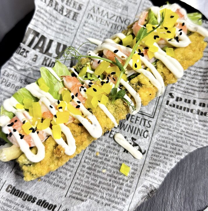 Ролл-дог с креветкой