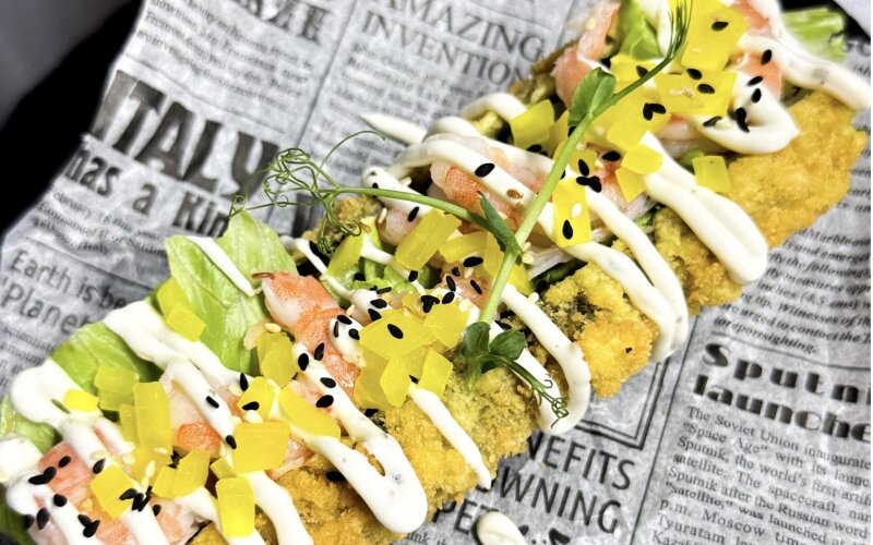 Ролл-дог с креветкой