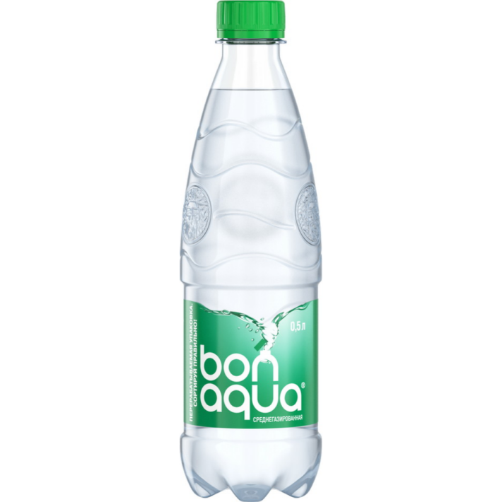 Bonaqua Среднегазированная 0.5л.