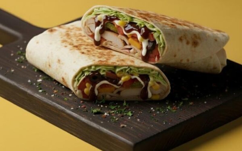 Шаурма «Испанская» с курицей