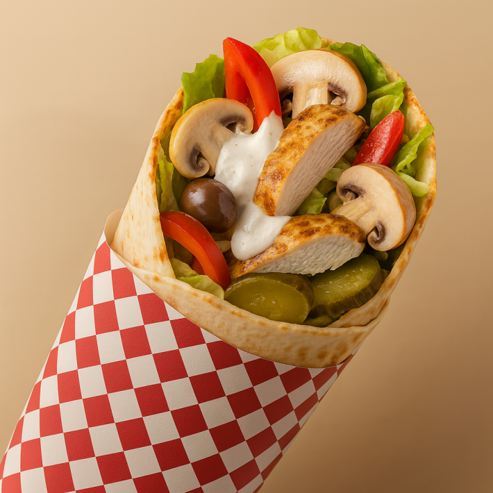 Донер «Грибы-сметана»