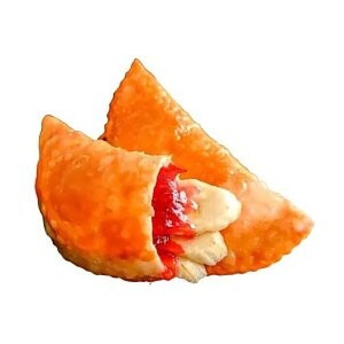 Чебурек с клубникой и бананом