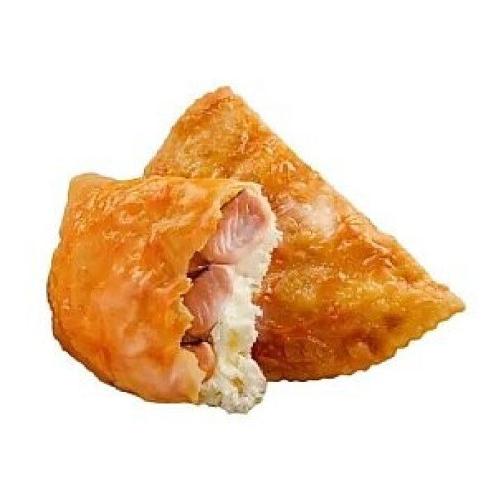 Чебурек с красной рыбой и творожным сыром