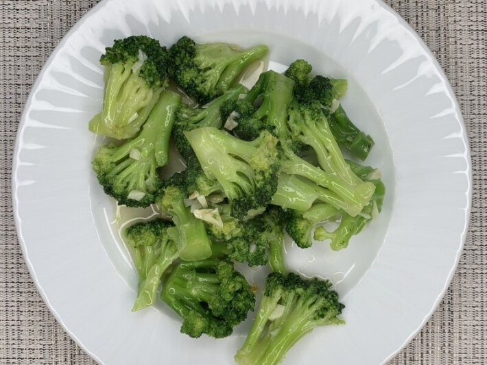 Жареная брокколи