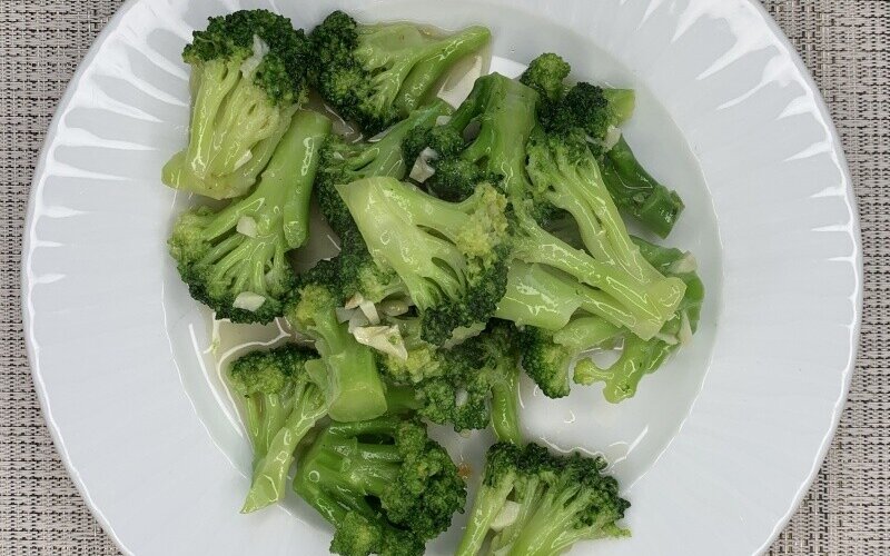 Жареная брокколи