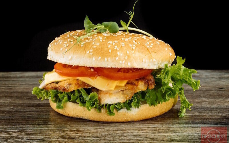 Бургер «Чикен чиз-гриль»