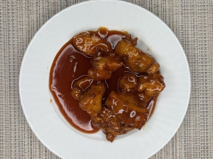 Рыбное филе в кисло-сладком соусе