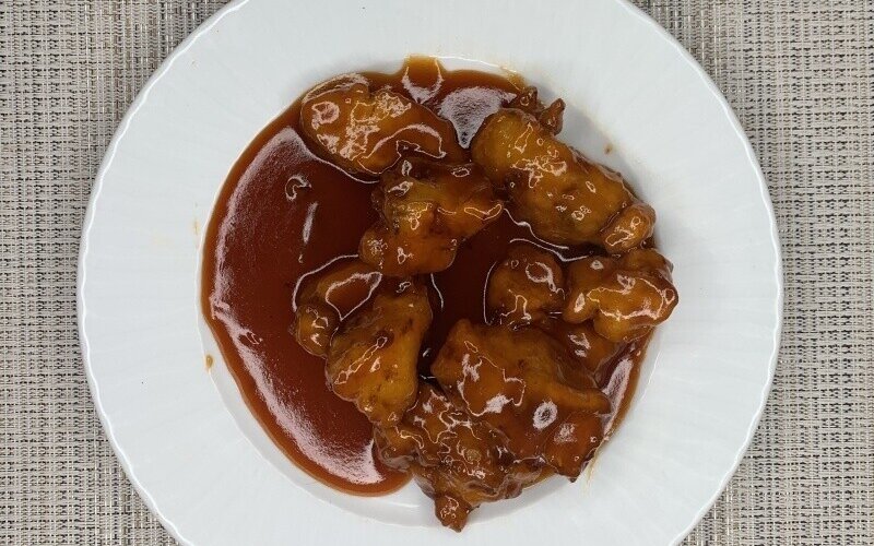 Рыбное филе в кисло-сладком соусе