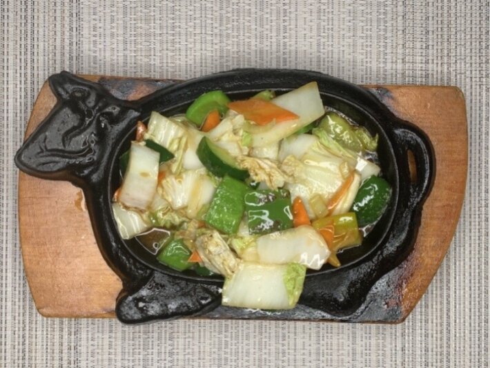 Овощи на сковороде