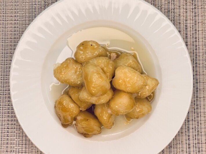 Яблоки в карамели