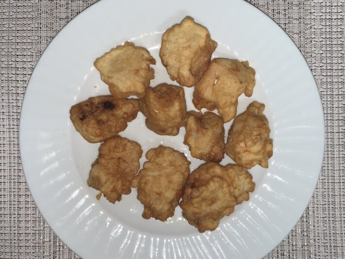 Куриное филе, жареное во фритюре