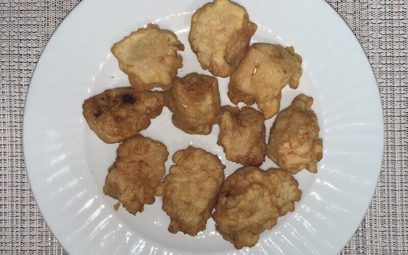 Куриное филе, жареное во фритюре