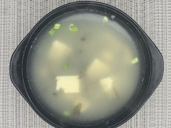 Суп с сыром «Тофу» и водорослями