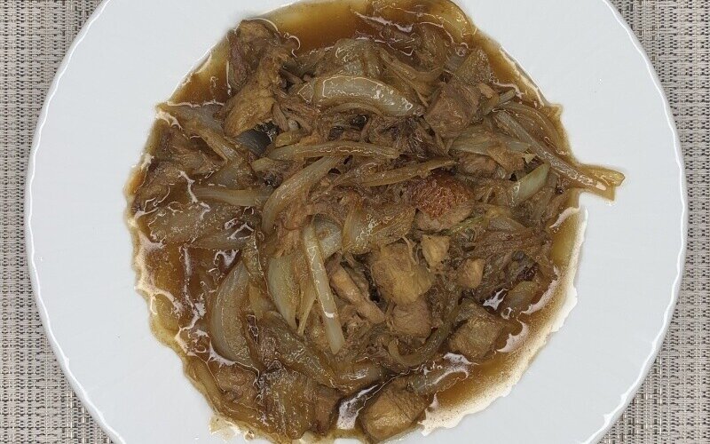 Утка в устричном соусе