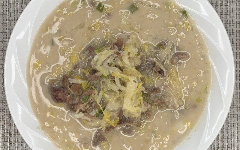 Щи с бараниной и кислой капустой