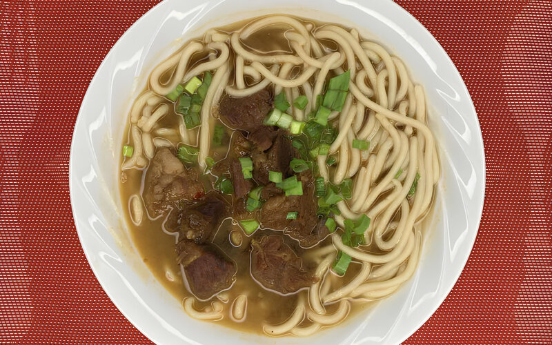 Лапша с говядиной