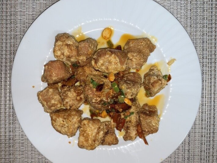 Курица, жареная «По-сычуаньски»