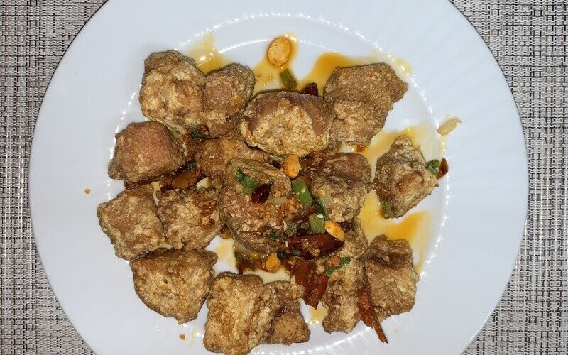 Курица, жареная «По-сычуаньски»