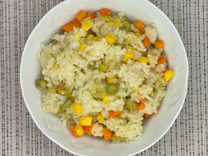 Рис, жареный с овощами