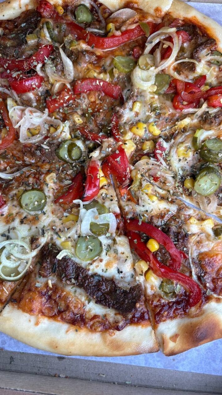 Пицца «Мясная с грибами»