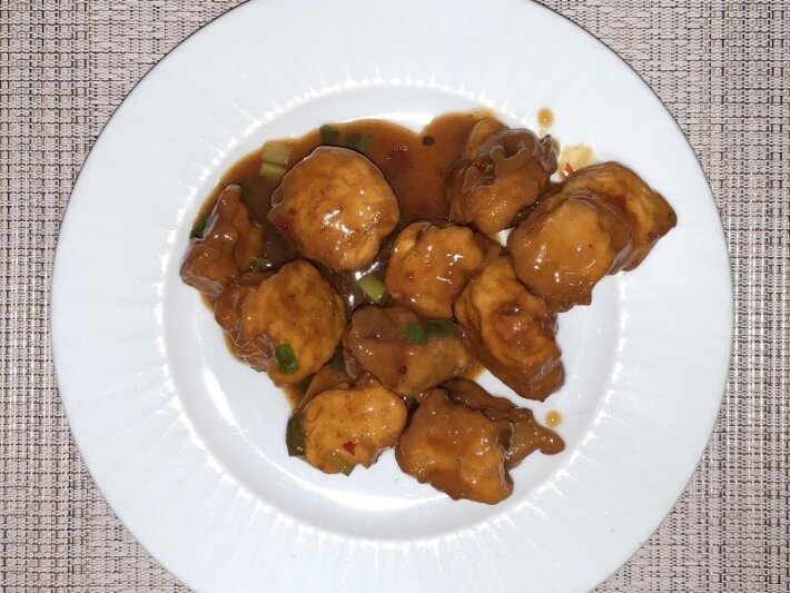 Курица в остром соусе