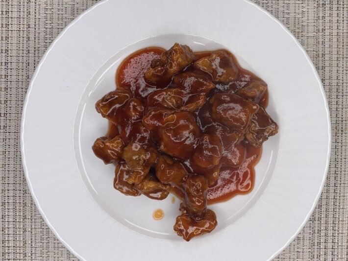 Говядина в кисло-сладком соусе