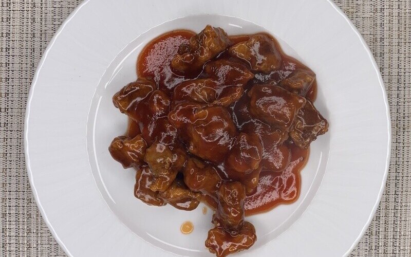 Говядина в кисло-сладком соусе