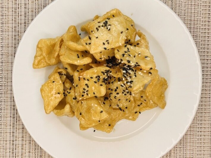 Воздушные сладости в карамели