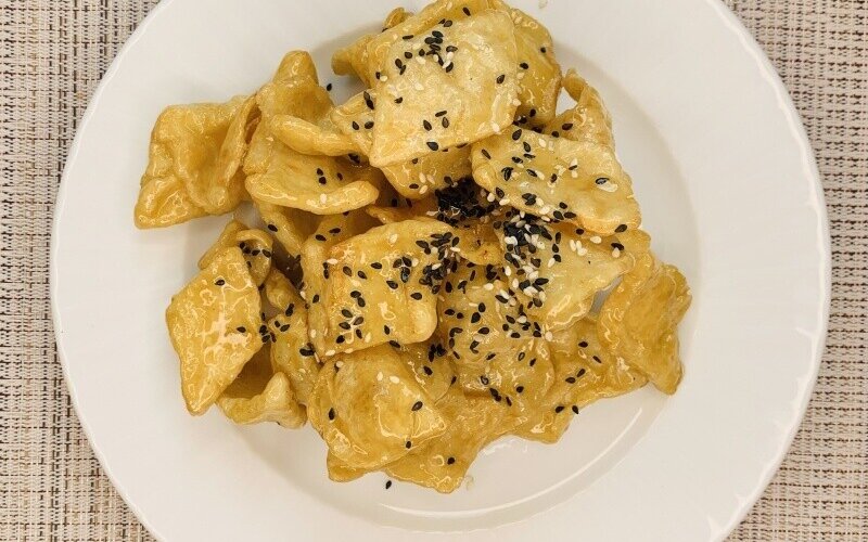 Воздушные сладости в карамели