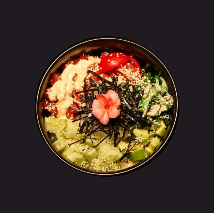 Поке с лососем