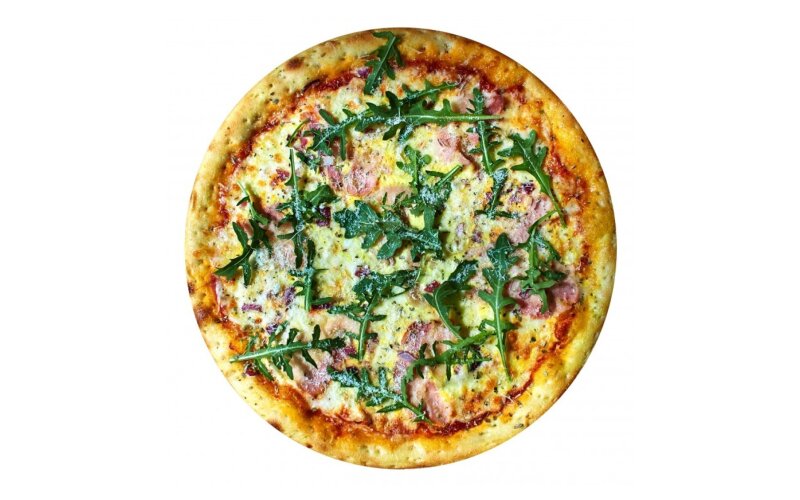 Пицца карбонара