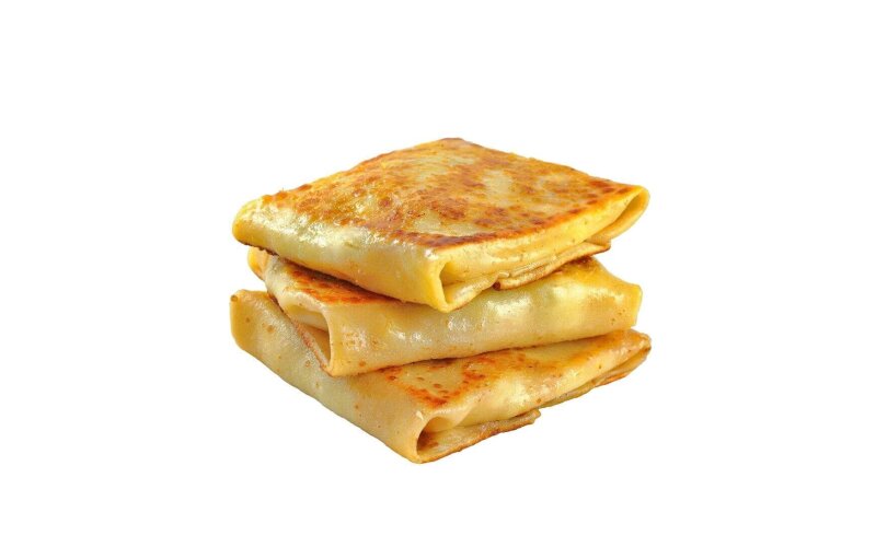 Блинчик с джемом и маслом