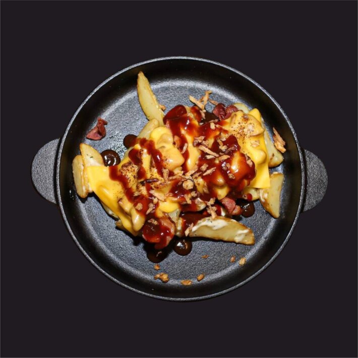 Картофель к пиву с беконом