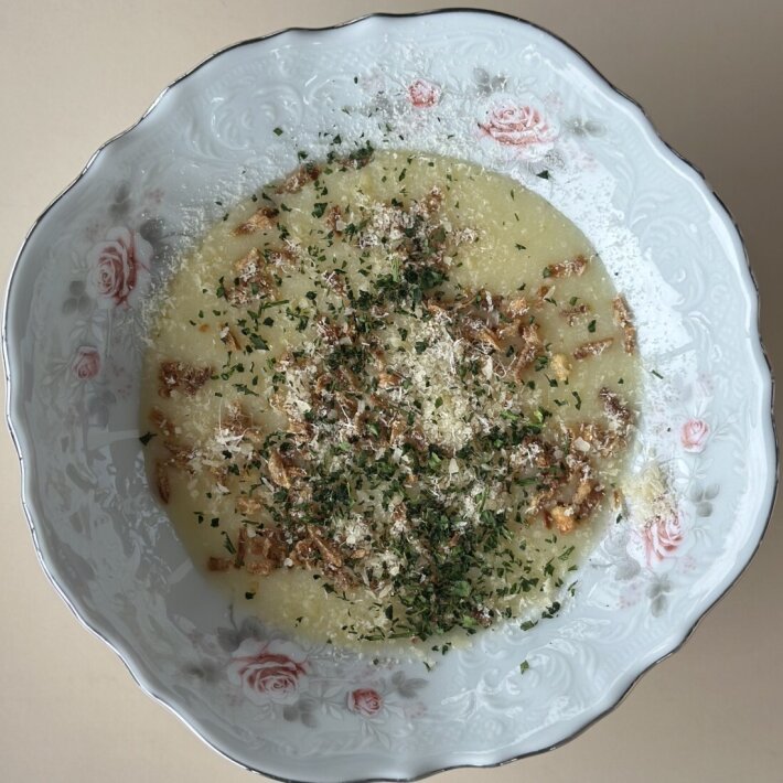 Крем суп из картофеля