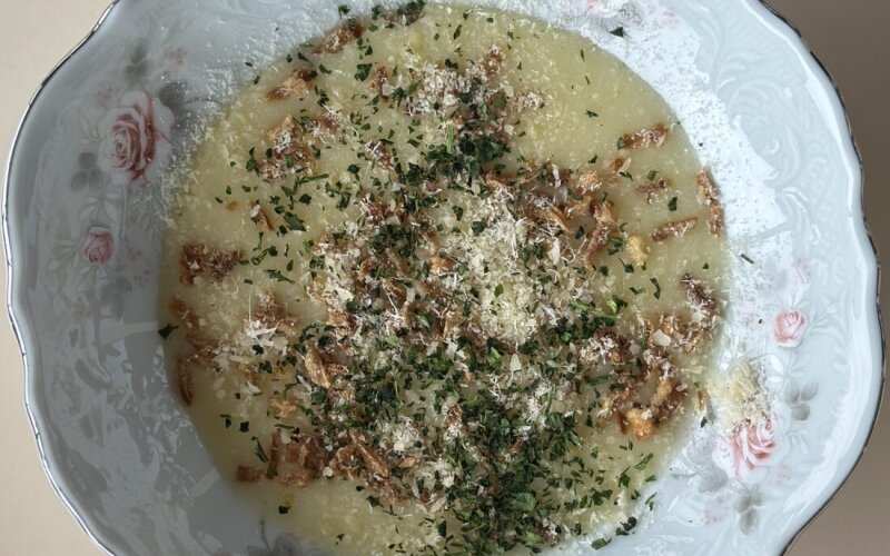 Крем суп из картофеля