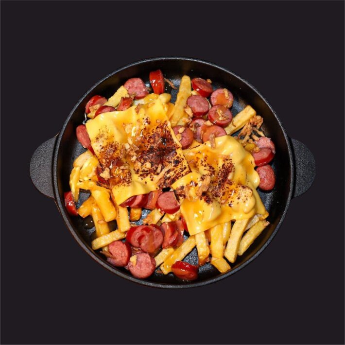 Картофель к пиву с колбасками