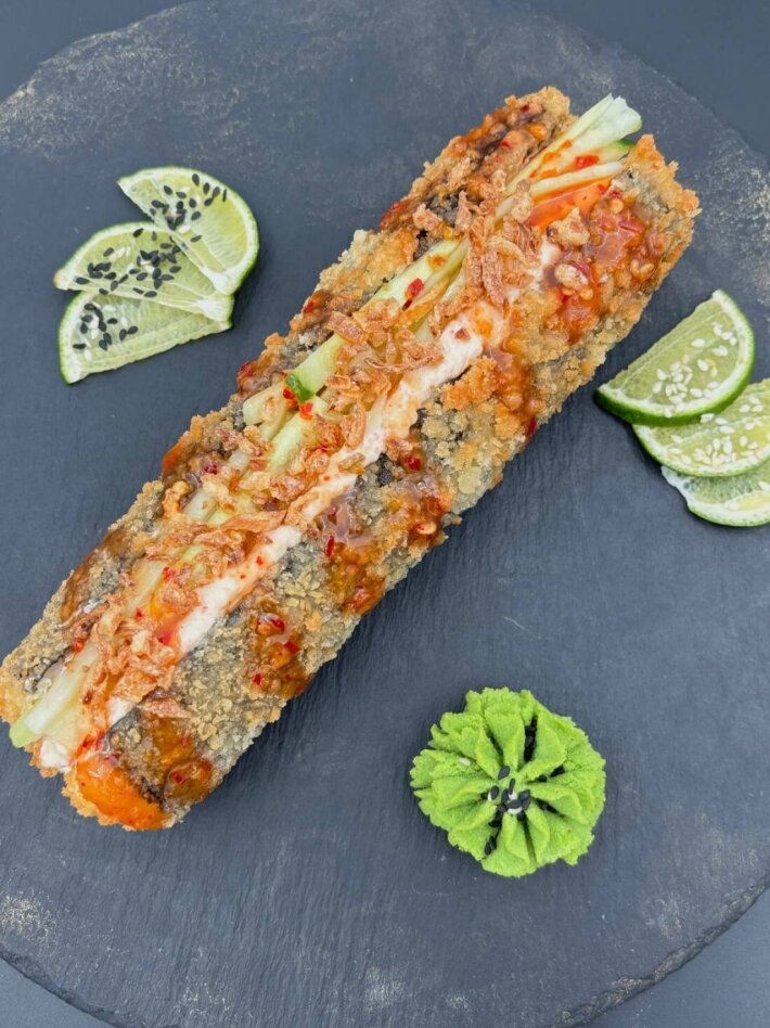 Ролл-дог с краб-микс