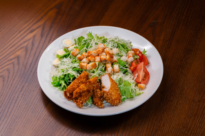 Салат «Цезарь» с курицей