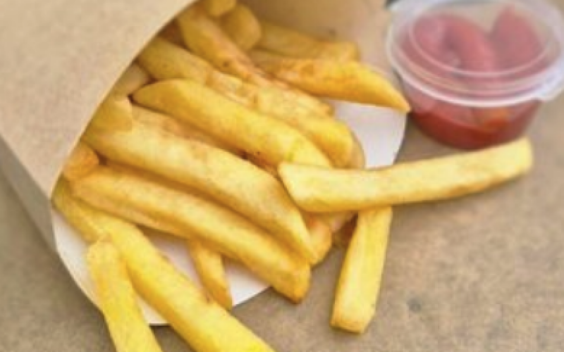 Картофель фри с соусом