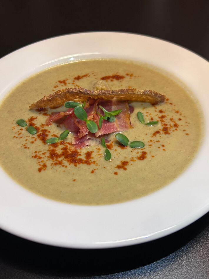 Крем-суп с шампиньонами