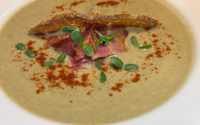 Крем-суп с шампиньонами