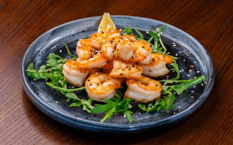 Креветки обжаренные