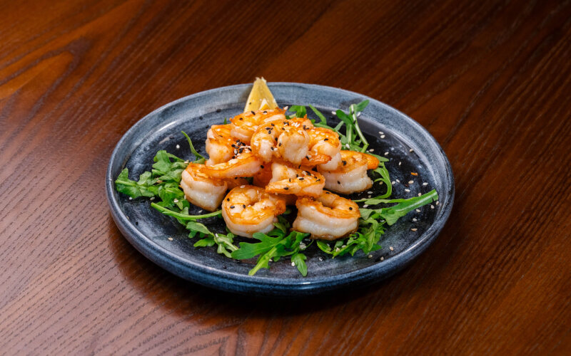 Креветки обжаренные