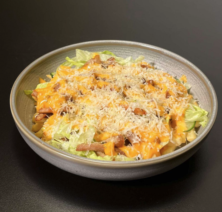 Фри с цыплёнком