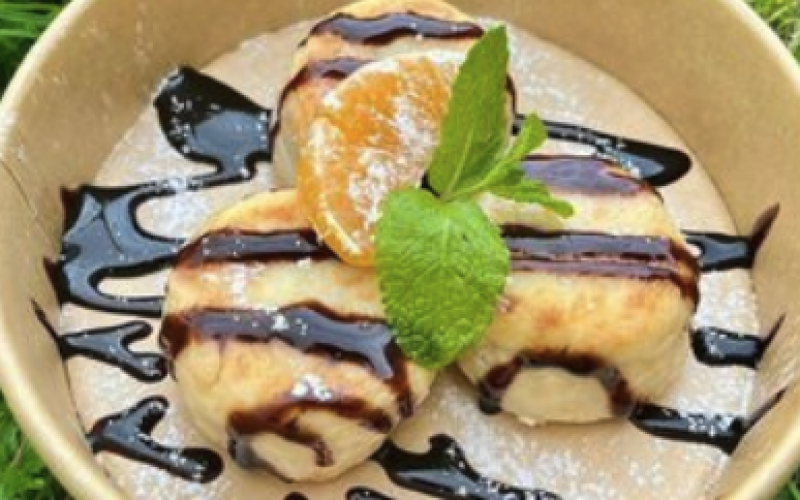 Сырники с шоколадным топпингом
